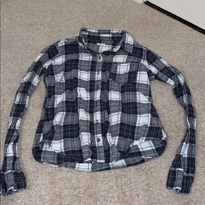 Hollister collared flannel